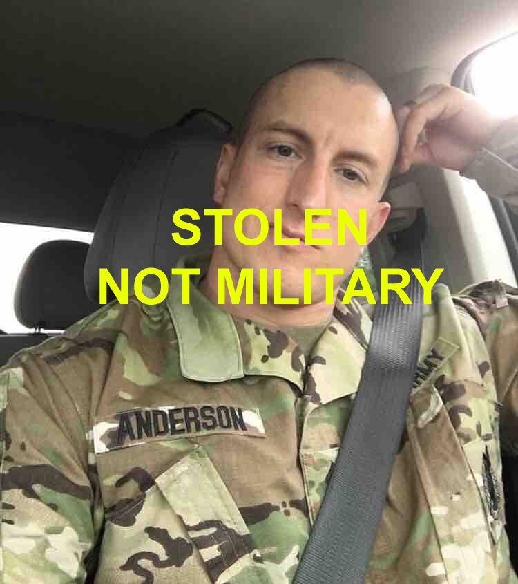 Scammers photos army us Stolen Photos